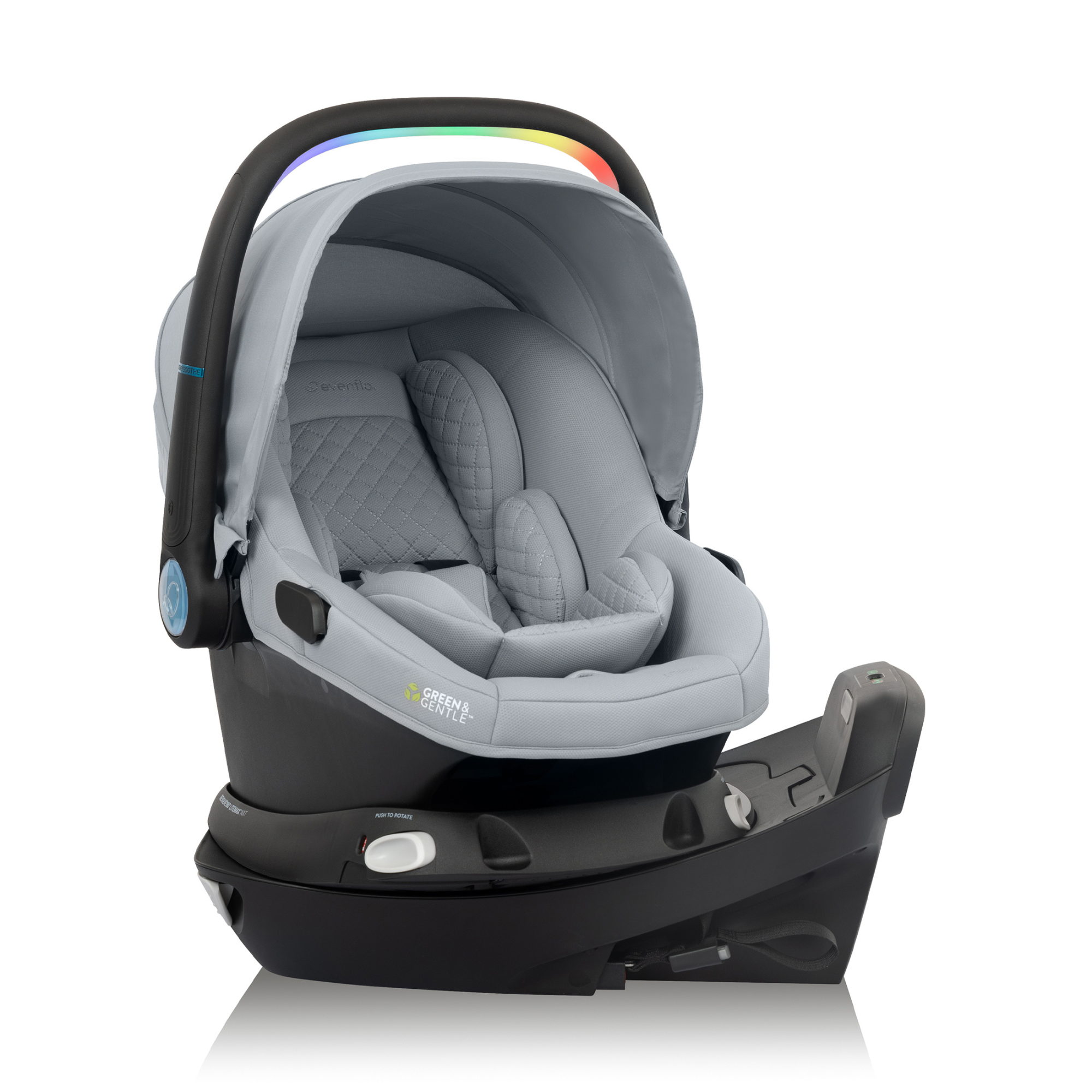 EVENFLO Revolve180 LiteMax Rotational Infant Car Seat with SensorySoothe - Quartz
