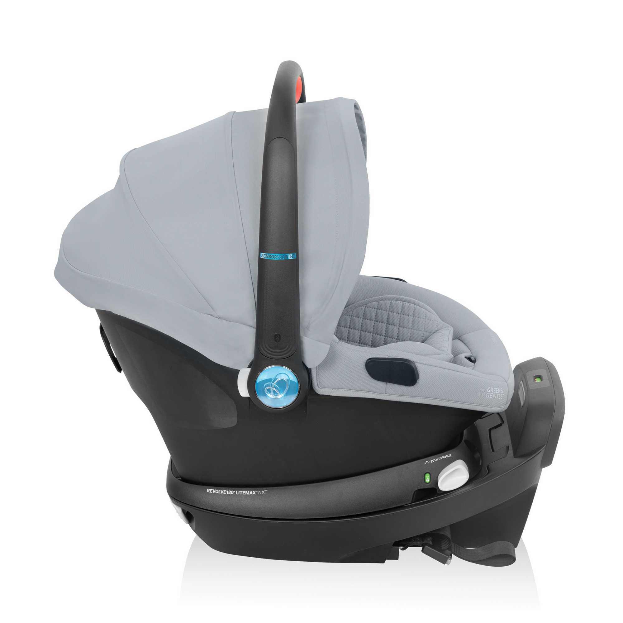 EVENFLO Revolve180 LiteMax Rotational Infant Car Seat with SensorySoothe - Quartz