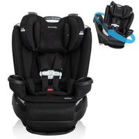 Thumbnail for EVENFLO Revolve360 Extend All-in-One Rotational Car Seat with Quick Clean Cover - Revere Grey