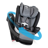 Thumbnail for EVENFLO Revolve360 Extend All-in-One Rotational Car Seat with Quick Clean Cover - Revere Grey