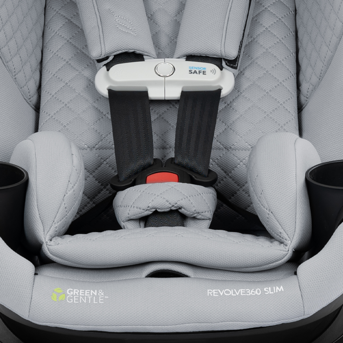 EVENFLO  Revolve360 Extend Rotational All-in-One Car Seat with Green & Gentle Fabric