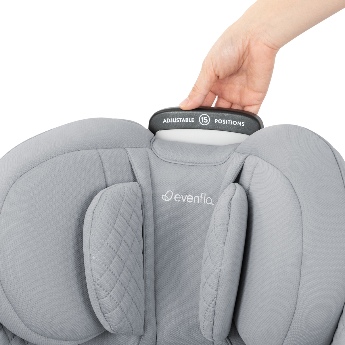 EVENFLO  Revolve360 Extend Rotational All-in-One Car Seat with Green & Gentle Fabric