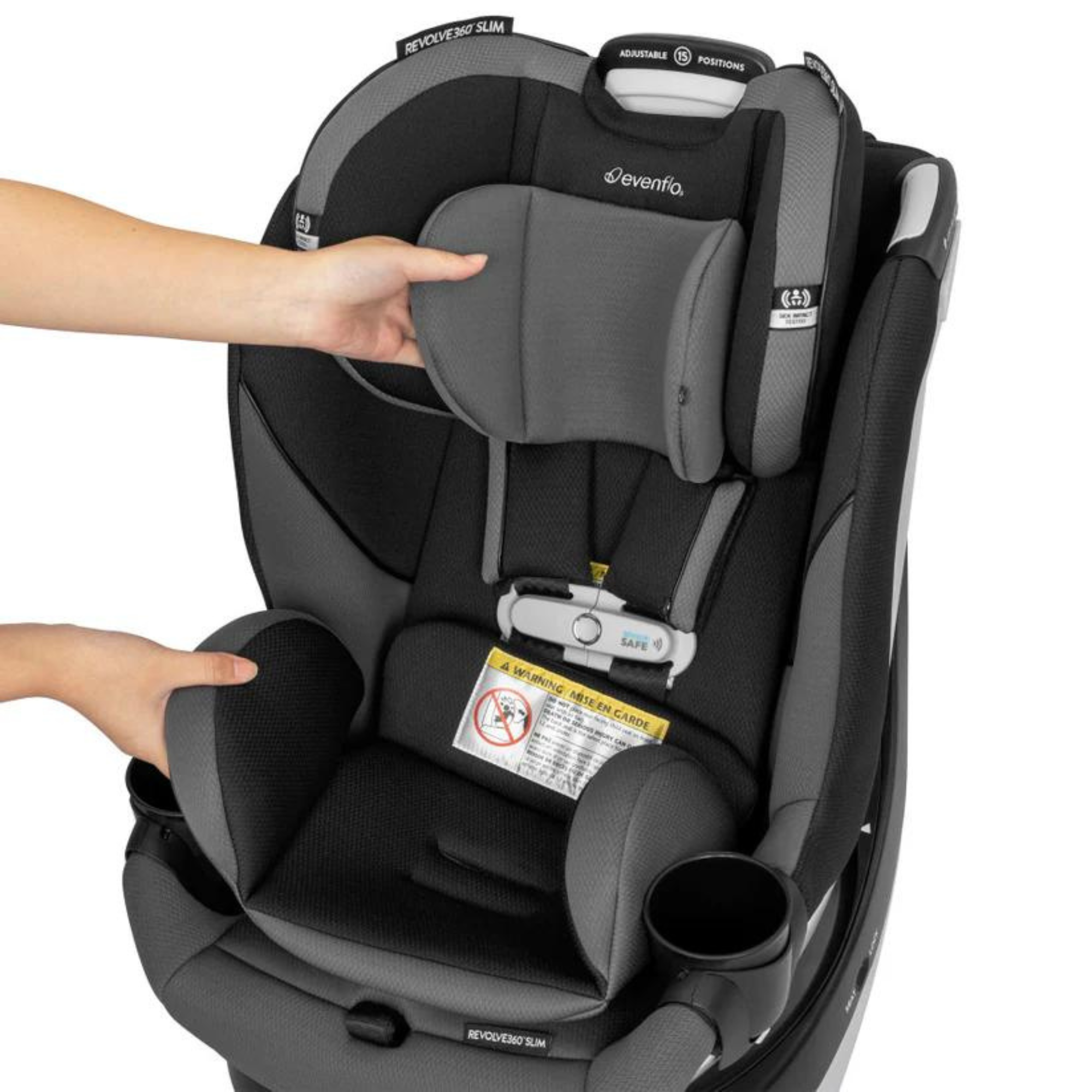 EVENFLO Gold Revolve360 SLIM Rotational Convertible Car Seat with Sensorsafe