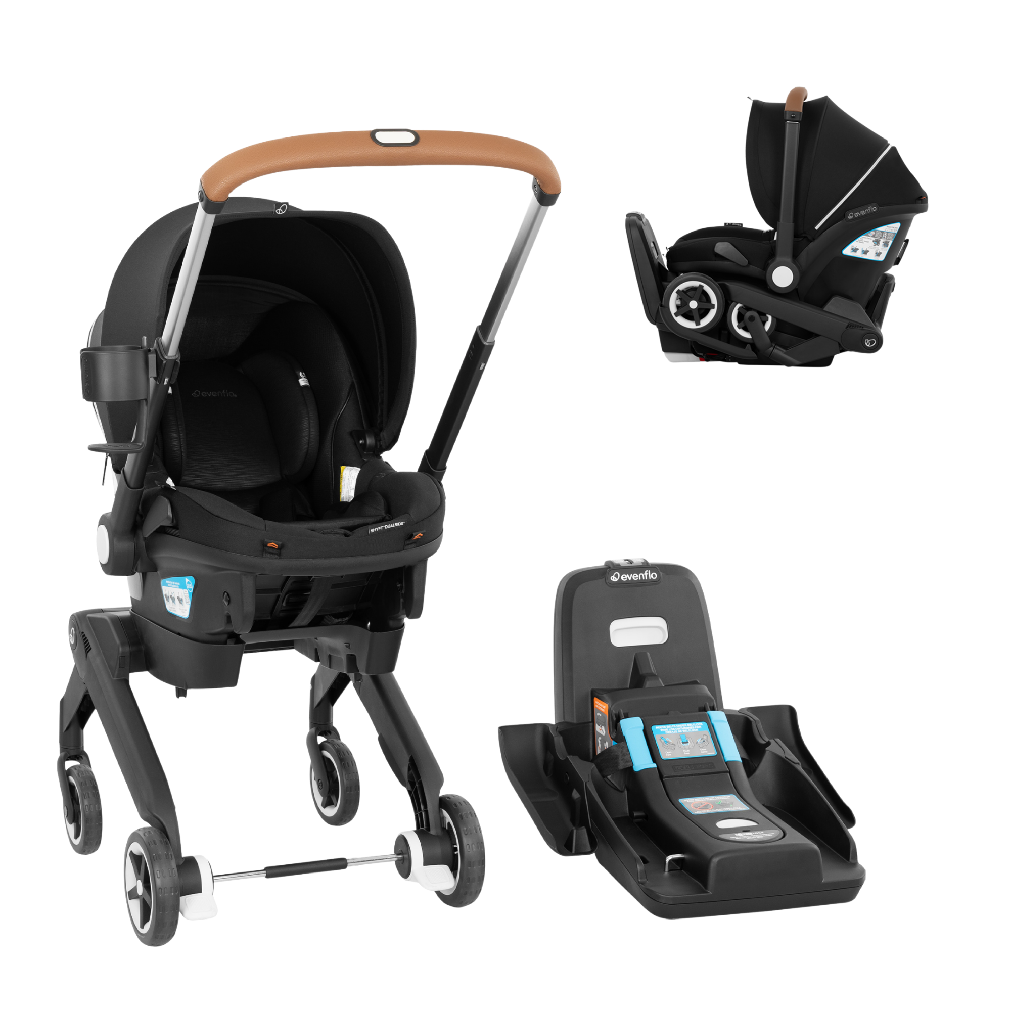 evenflo ceinture ici Siège auto et poussette Evenflo Shyft DualRide