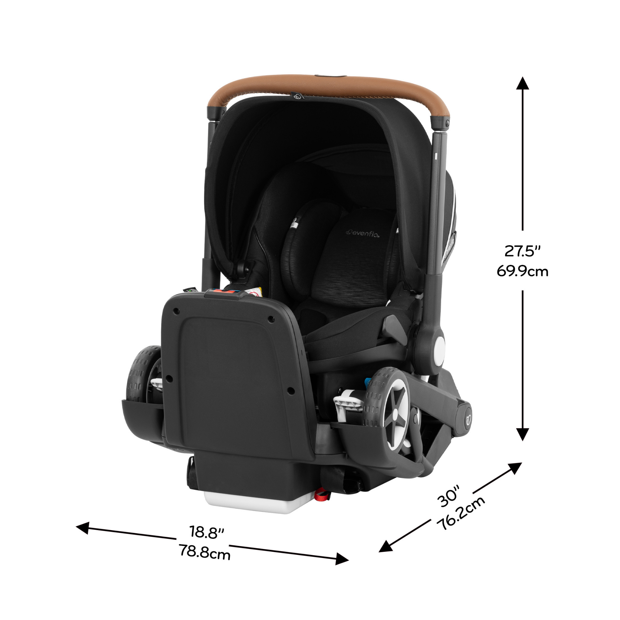 evenflo dual ride car seat Evenflo Shyft DualRide Infant Car Seat & Stroller
