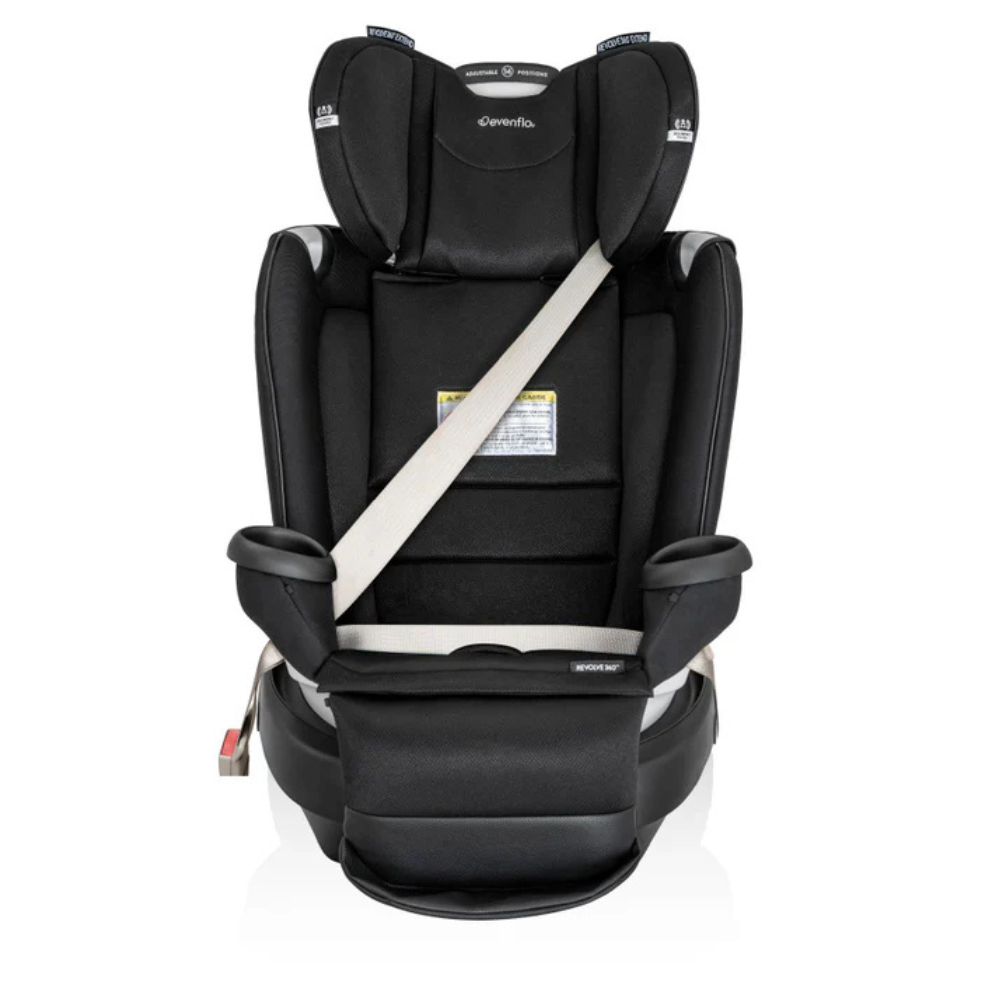 EVENFLO Gold Revolve360 All-in-One Extend Rotational Car Seat with Sensorsafe - Onyx Black