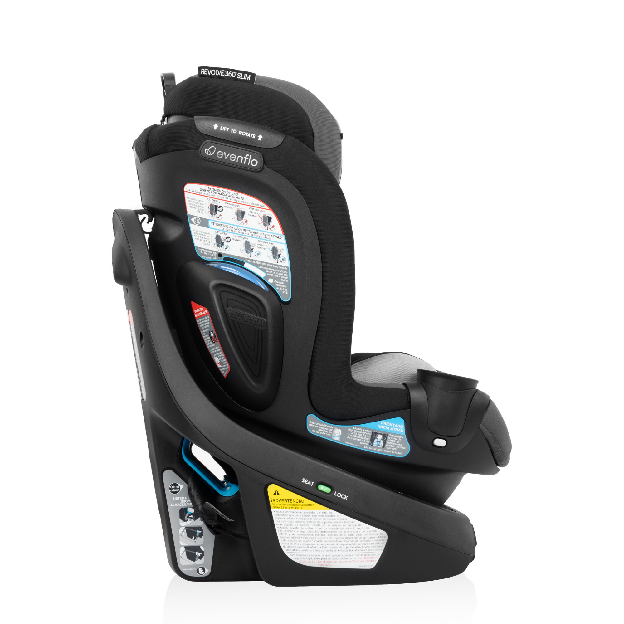 evenflo revolve 360 slim canton Evenflo Revolve360 SLIM Rotational Convertible Car Seat |Kido Bebe