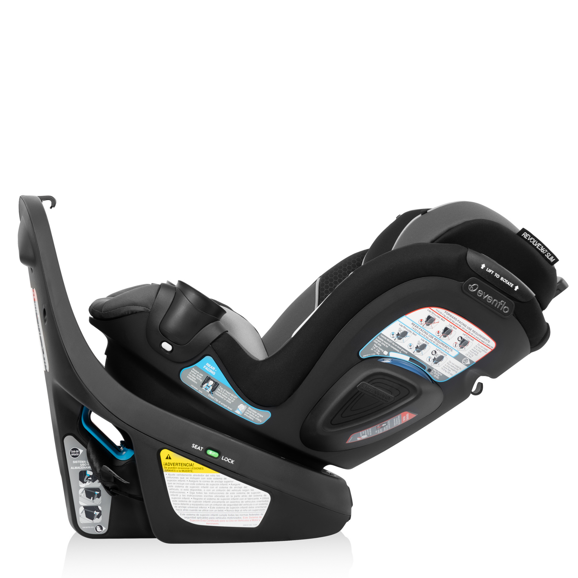 Evenflo Revolve360 SLIM Rotational Convertible Car Seat |Kido Bebe