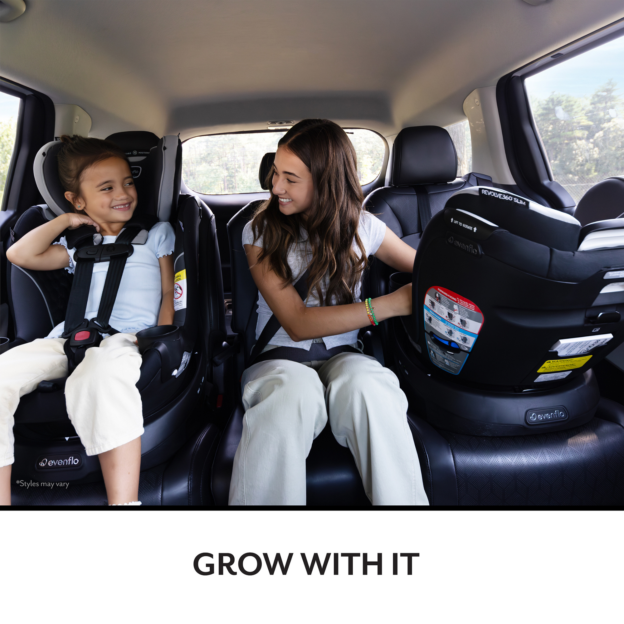 Evenflo Revolve360 SLIM Rotational Convertible Car Seat |Kido Bebe