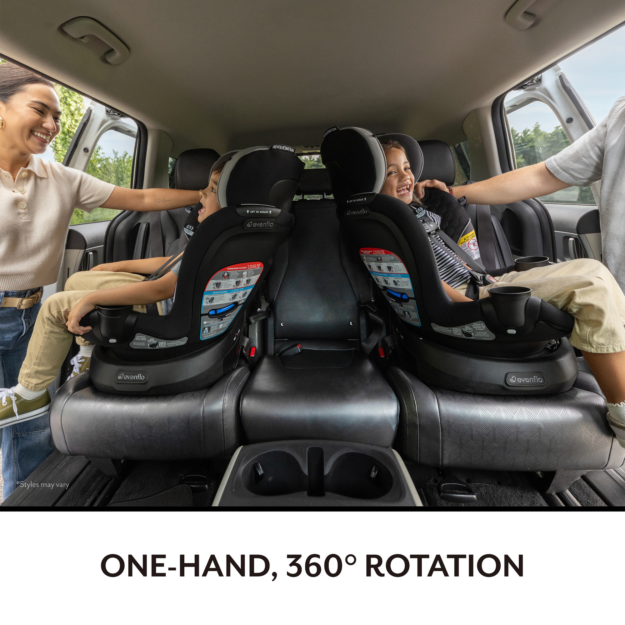 Evenflo Revolve360 SLIM Rotational Convertible Car Seat |Kido Bebe