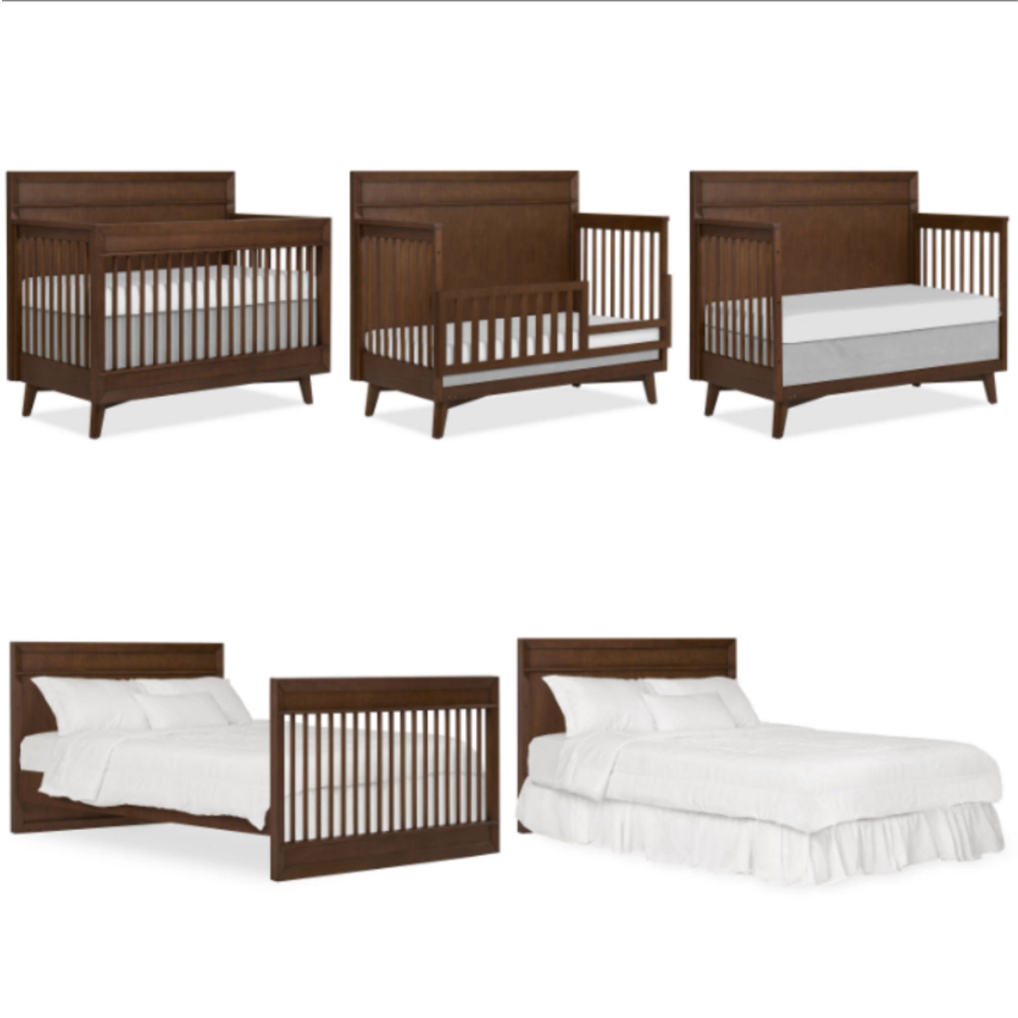 EVOLUR Antilia 4-in-1 Convertible Crib