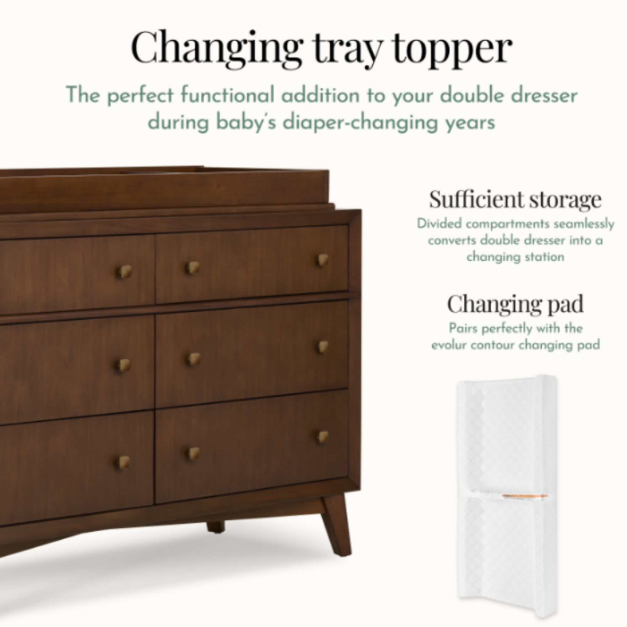 EVOLUR Antilia Changing Tray