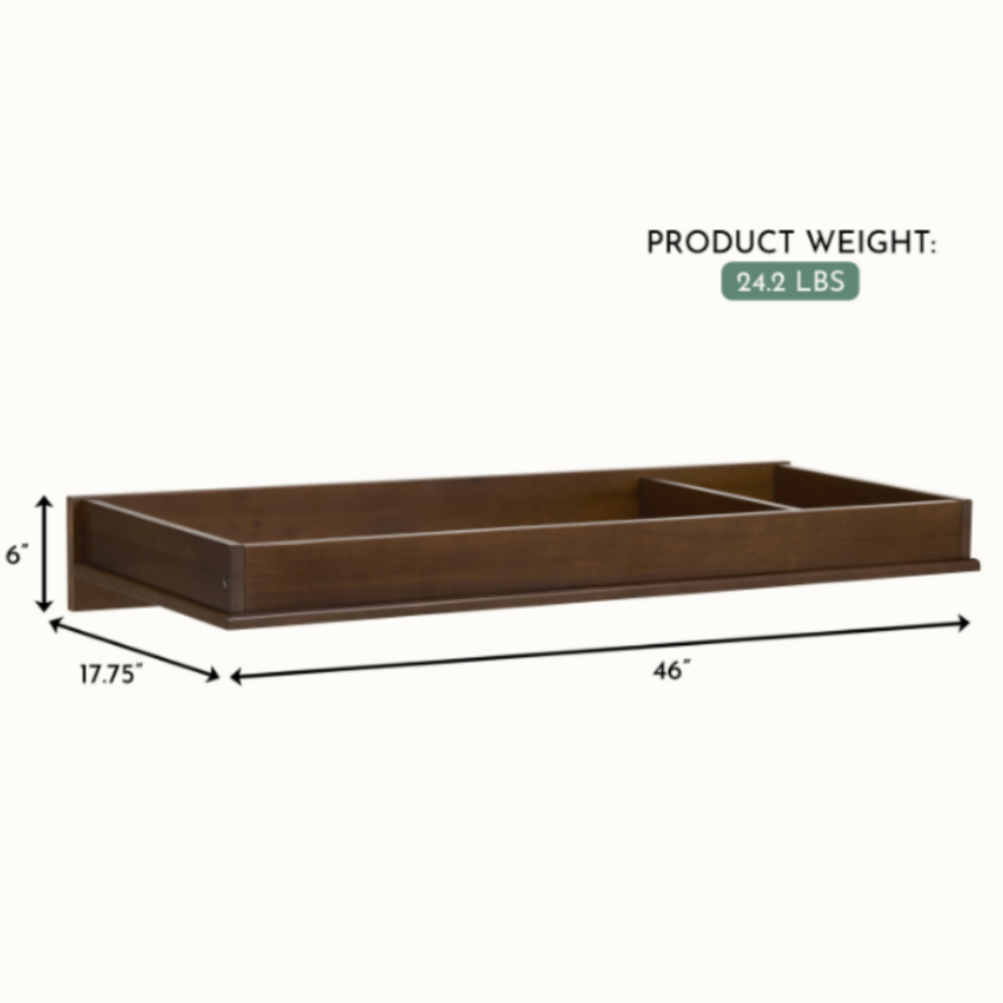 EVOLUR Antilia Changing Tray