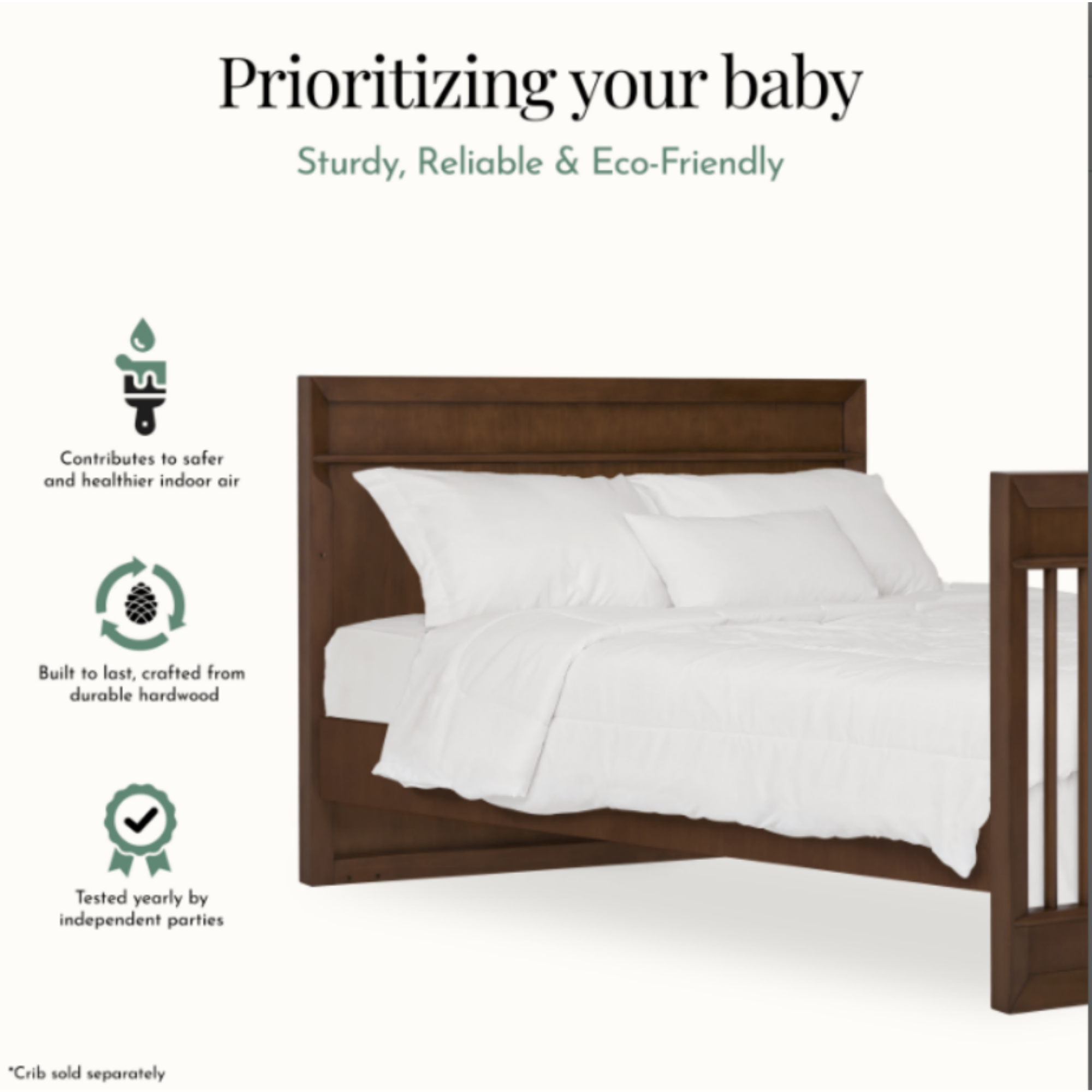 EVOLUR Antilia Full Size Bed Rail