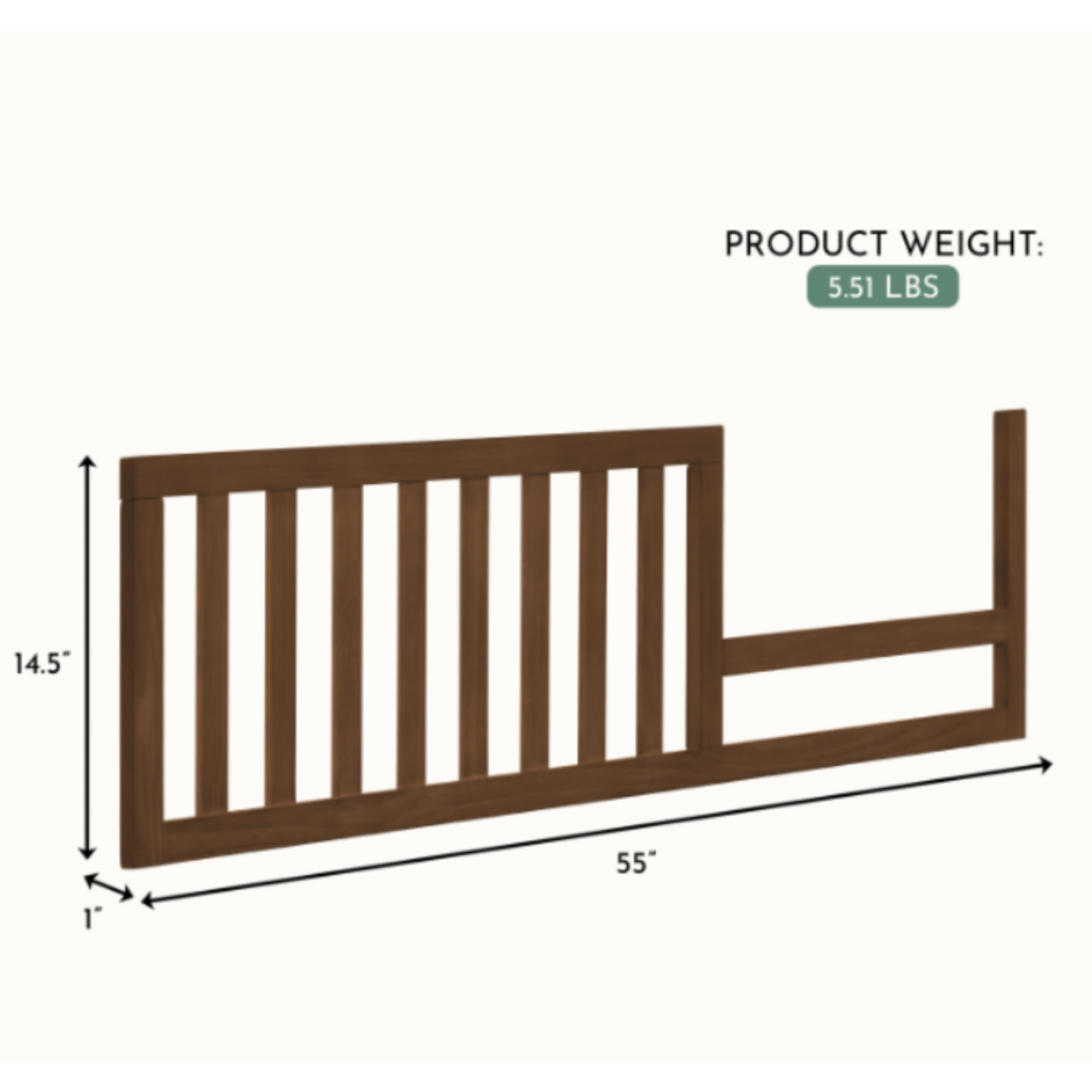 EVOLUR Antilia Toddler Guard Rail
