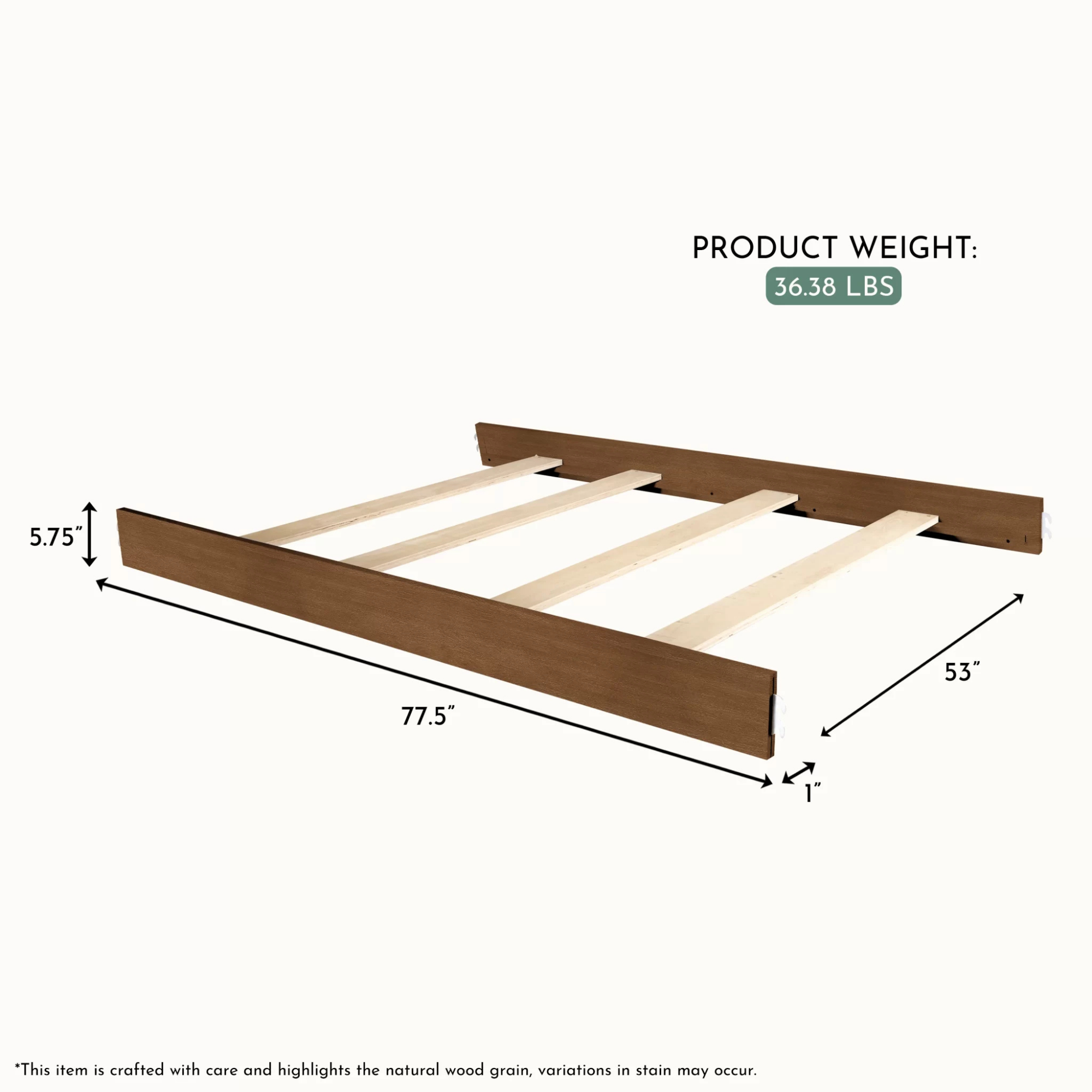 EVOLUR Flynn Full Size Bed Rail
