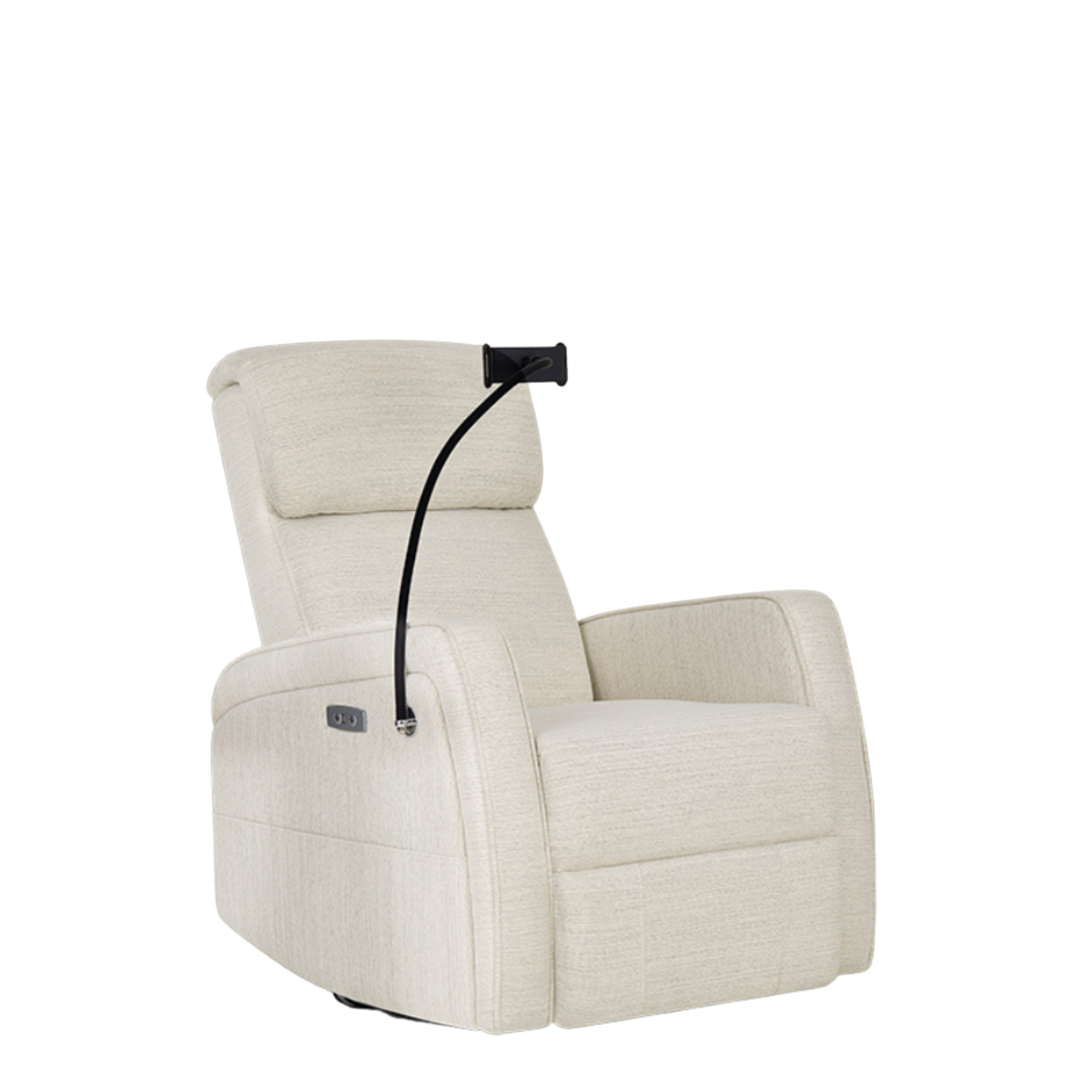 Fauteuil inclinable électrique EVOLUR Maverick avec support pour appareil