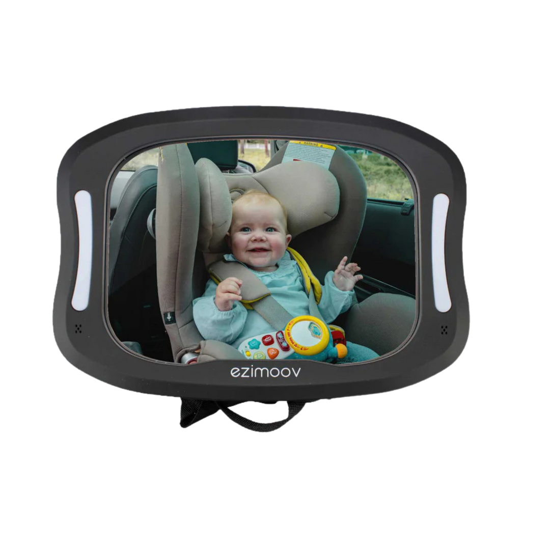 Miroir de voiture pour bébé EZIMOOV avec lumière LED