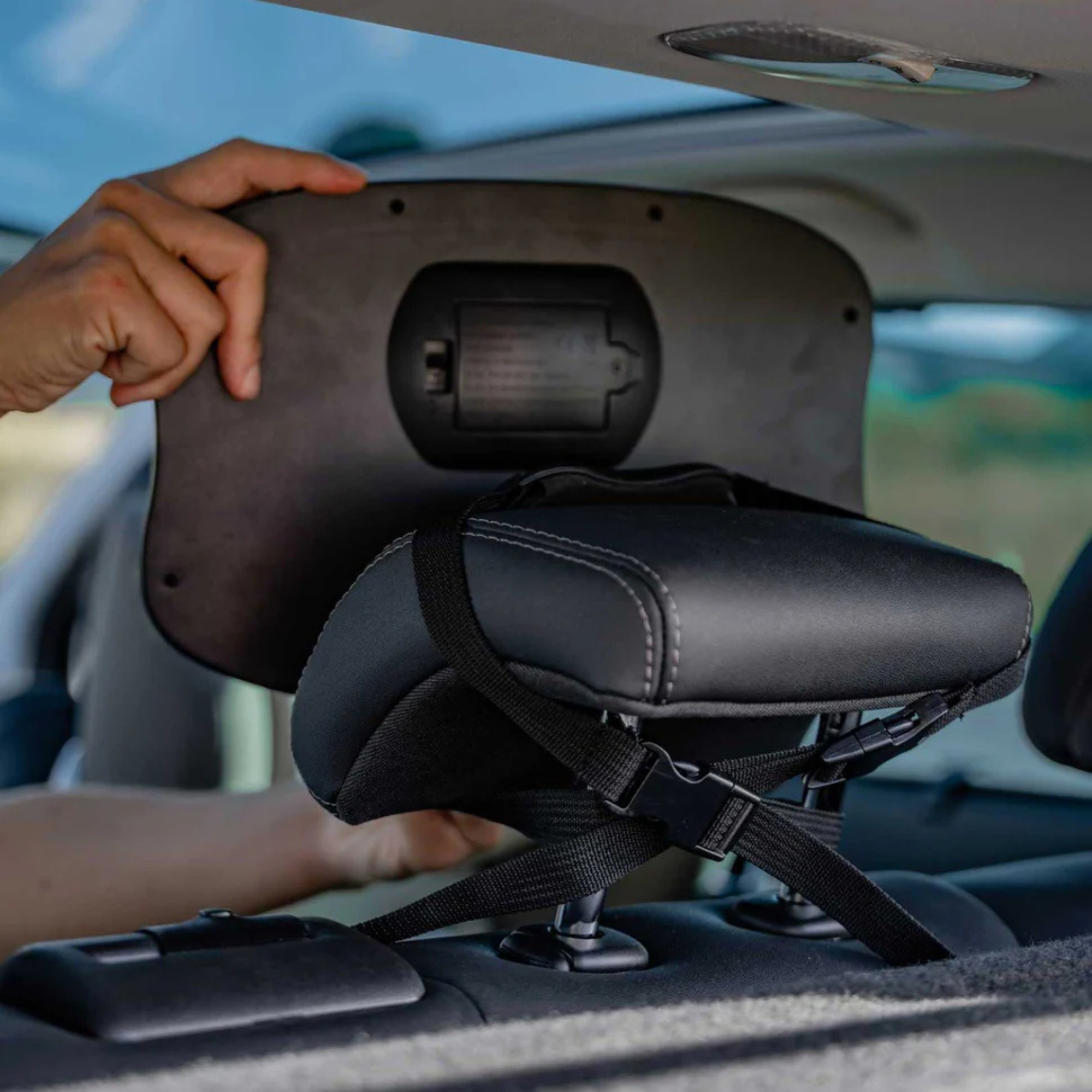 EZIMOOV Baby Car Mirror with LED Light