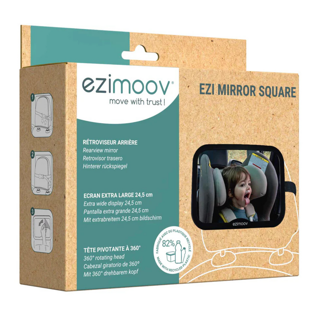 EZIMOOV Back Seat Car Mirror 360° Adjustable