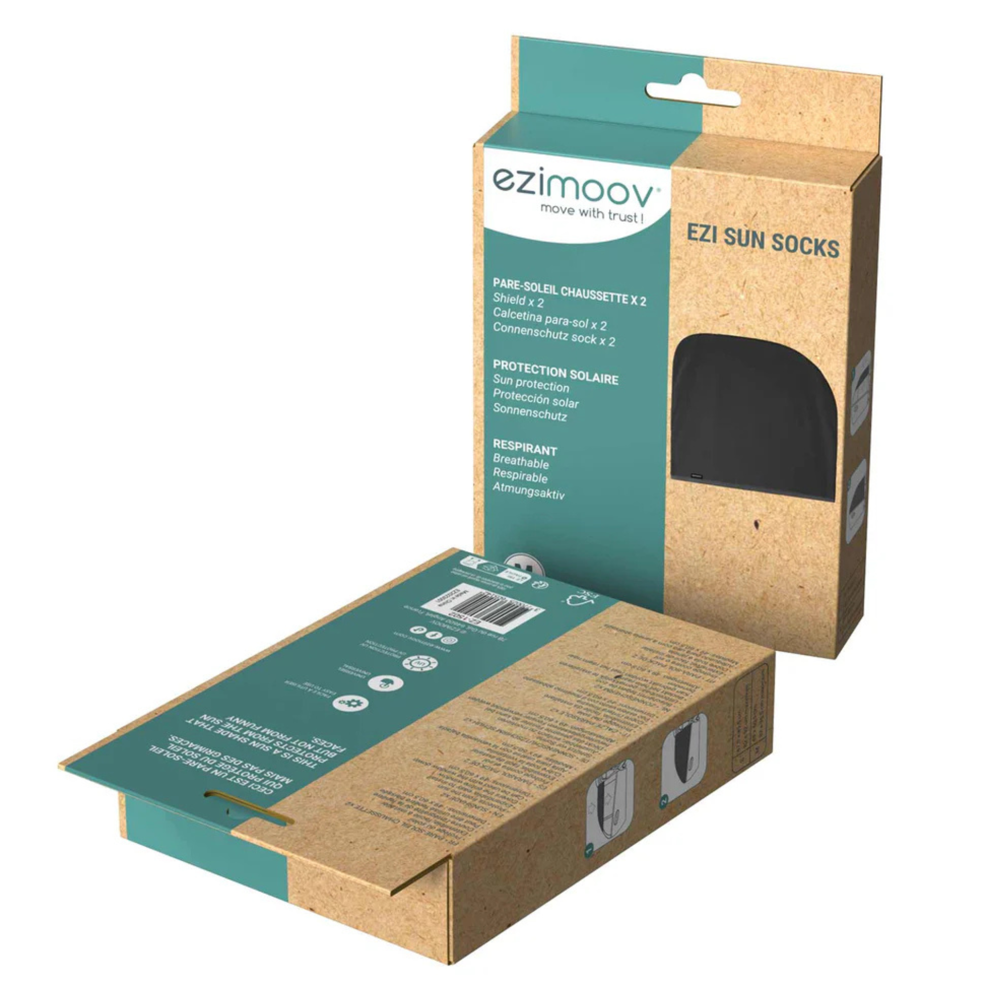 Chaussettes pare-soleil pour voiture EZIMOOV (lot de 2)