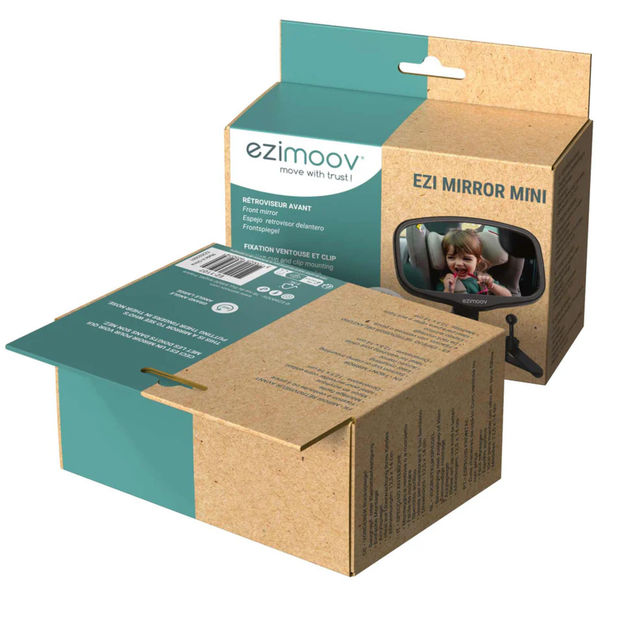 EZIMOOV Front Rear View Mirror