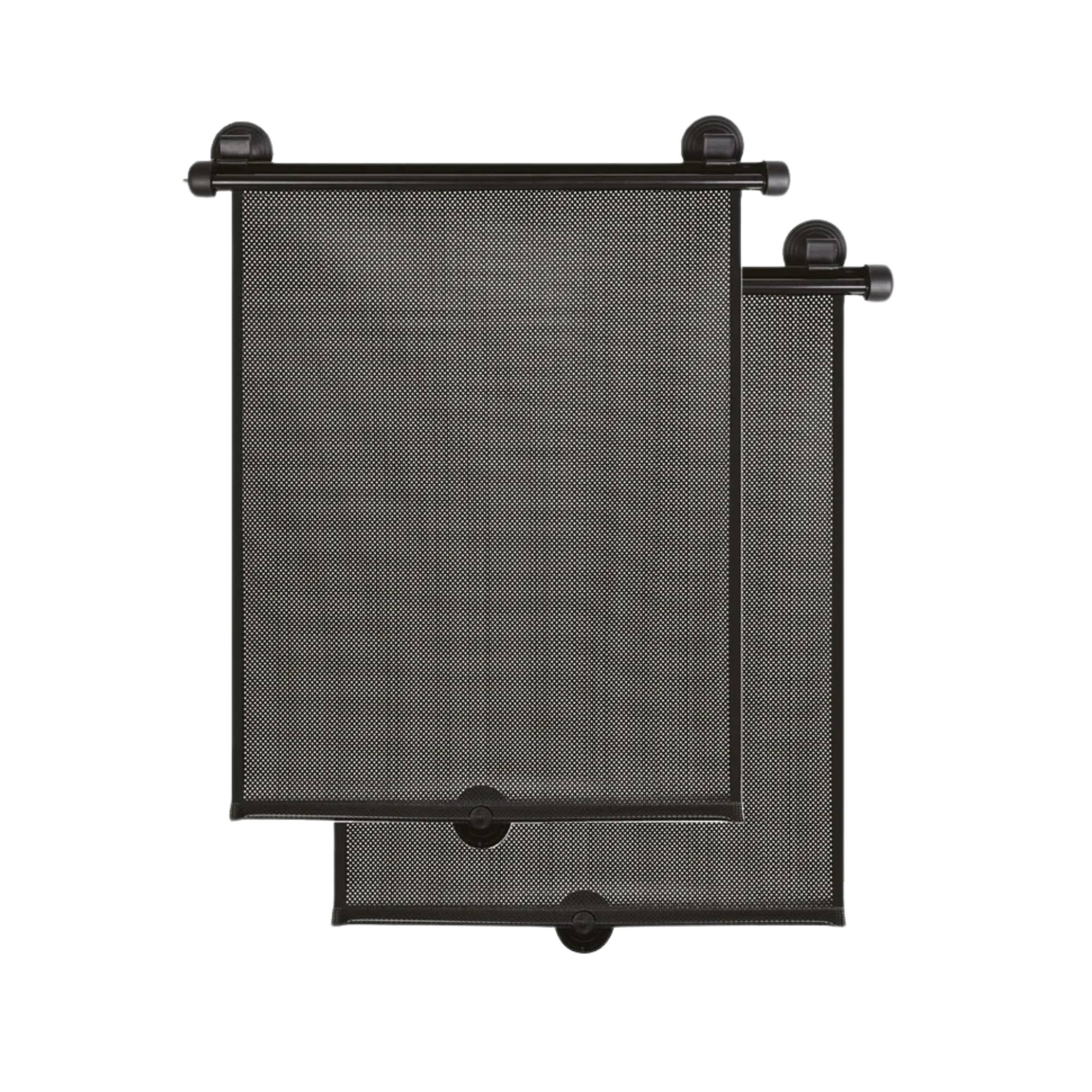 EZIMOOV Suction Cup Car Side Window Retractable Sunshade (2-Pack)