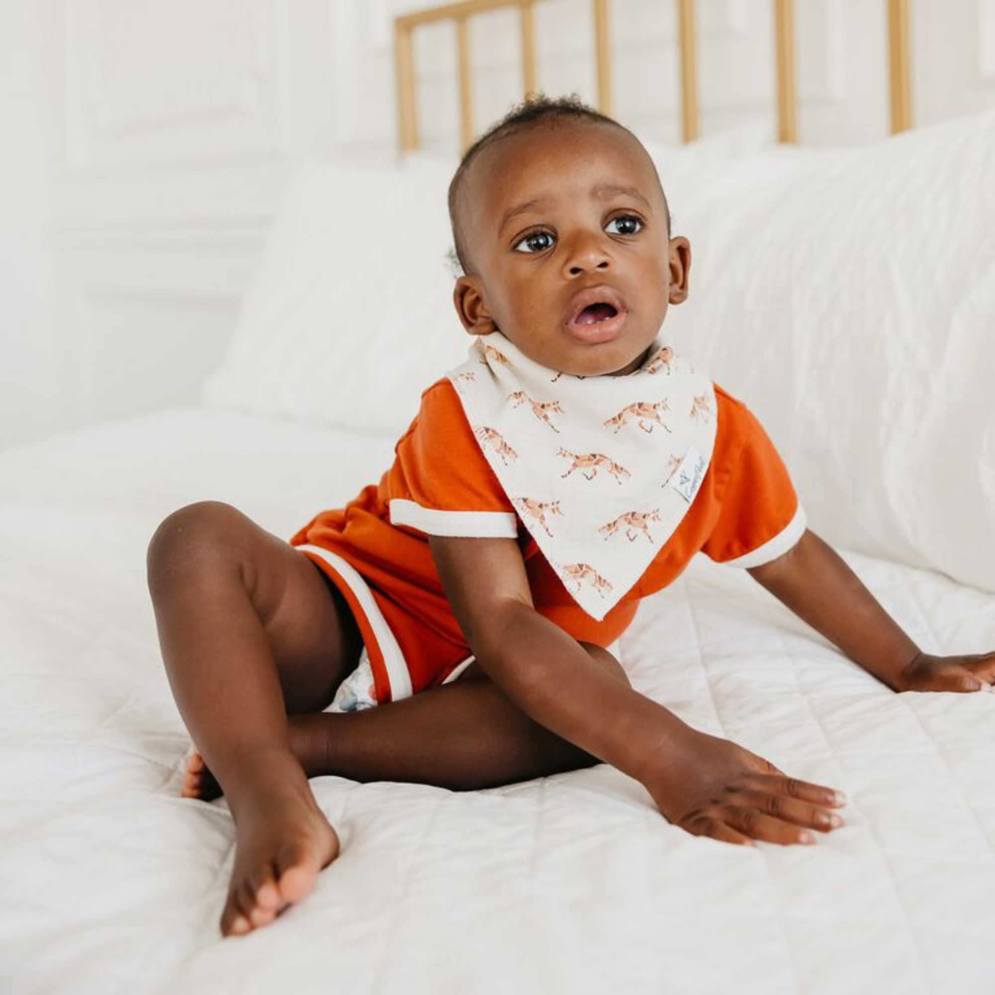 COPPER PEARL Bandana Bibs - Swift