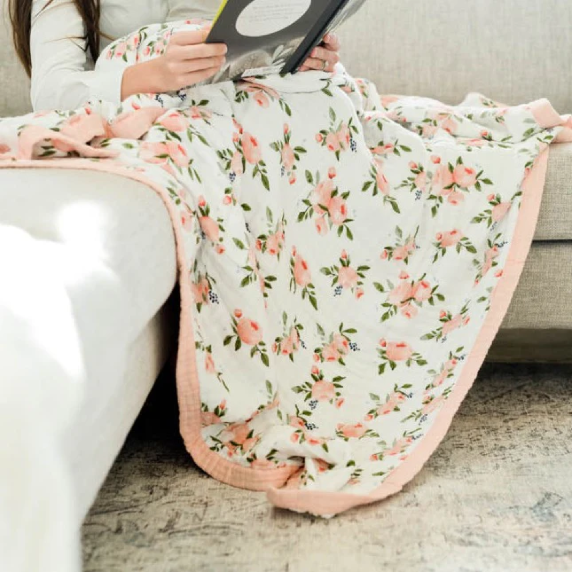 Couette en mousseline de coton LITTLE LICORNE (grand enfant)