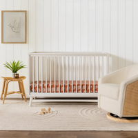 Thumbnail for BABYLETTO Peggy Mid-Century 3-in-1 Convertible Crib w/Toddler Bed Conversion Kit