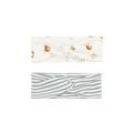 FIRSTS Apples/Slate Striped Headbands (2 Pk)