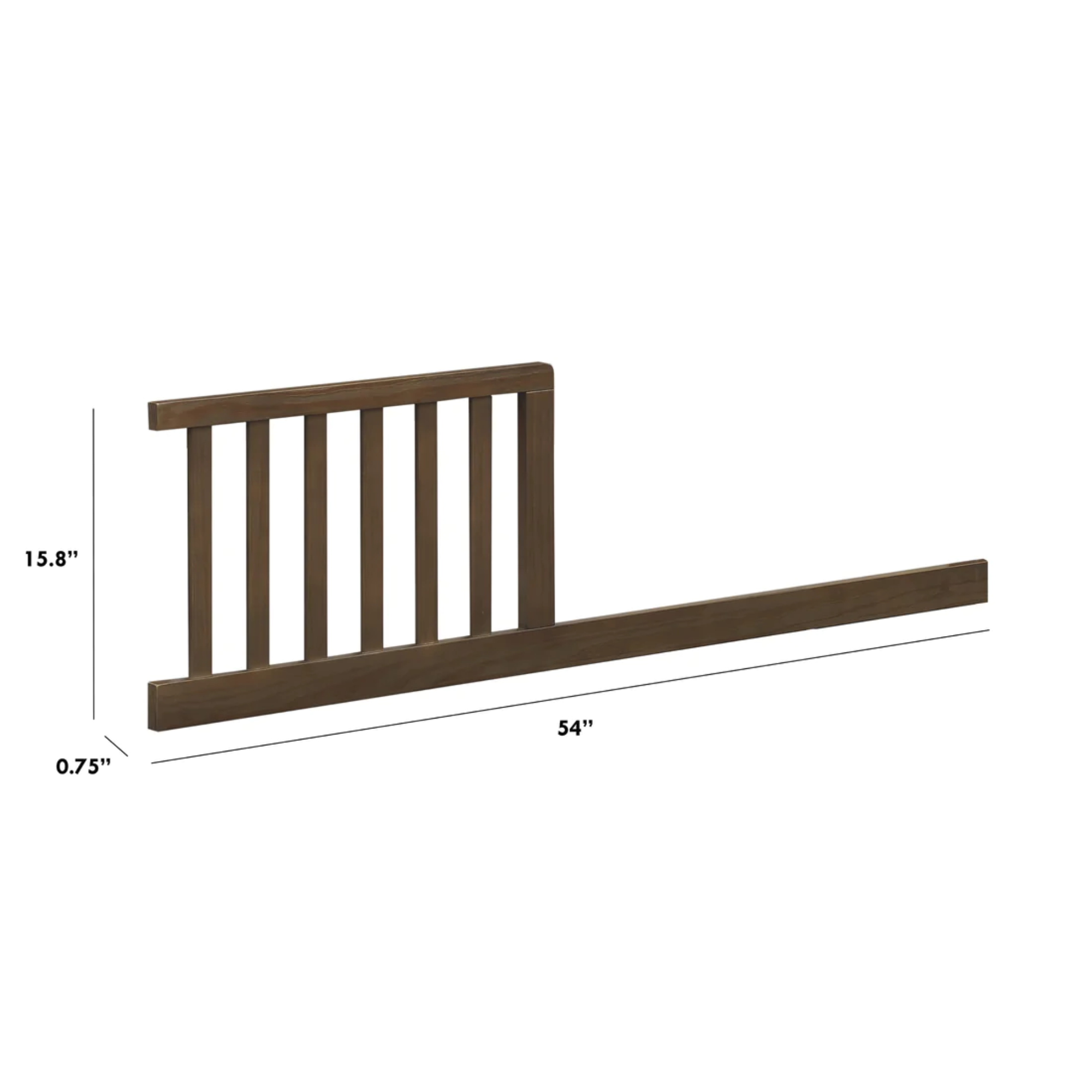 NSK / DV / F&B Toddler Bed Conversion Kit for Louis - Mocha