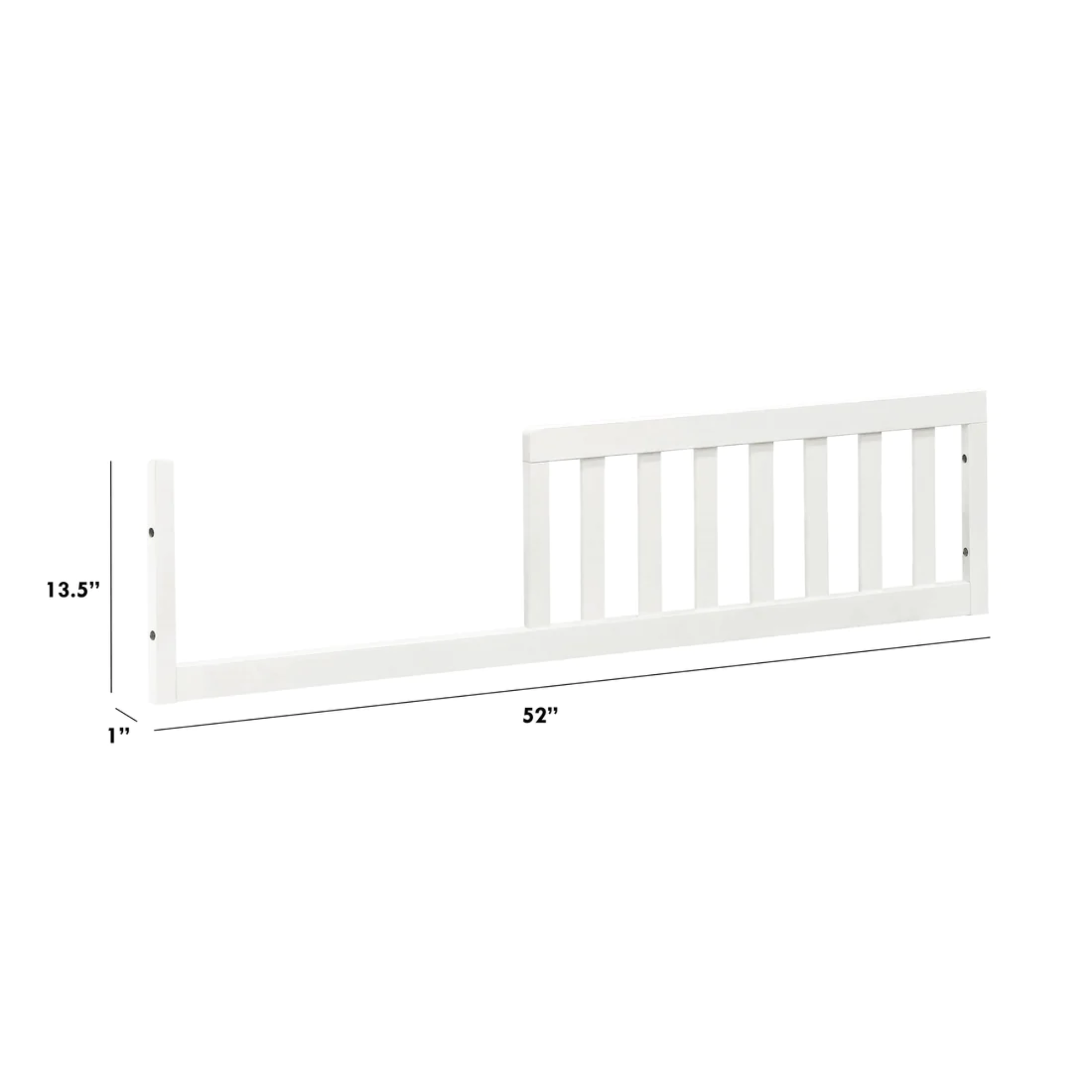 NSK / DV / F&B Toddler Bed Conversion Kit for Emma - Warm White