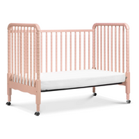 Thumbnail for DAVINCI Jenny Lind 3-in-1 Convertible Crib - Blush Pink