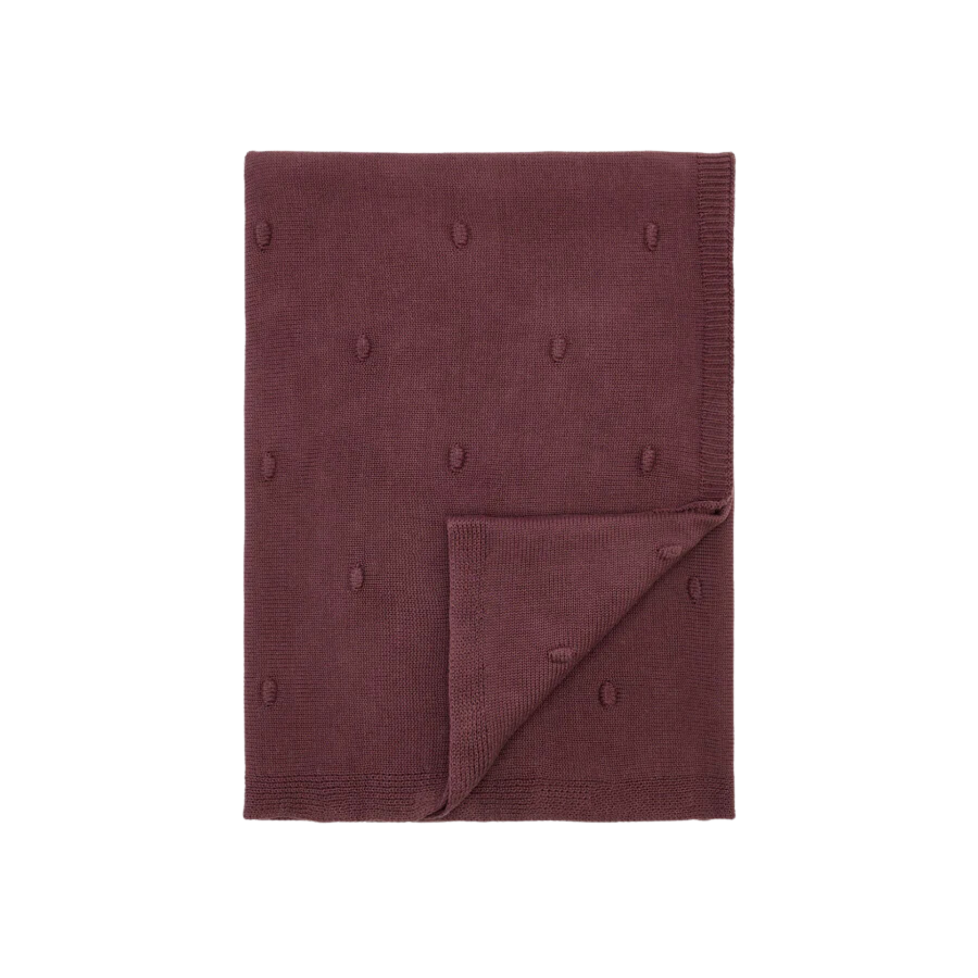 FIRSTS Huckleberry Knitted Blanket