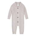 FIRSTS Beige Sweater Knit Playsuit