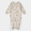 FIRSTS Birds Print on Beige Sleeper