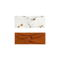 Thumbnail for FIRSTS Caramel and Pumpkin Print Headbands