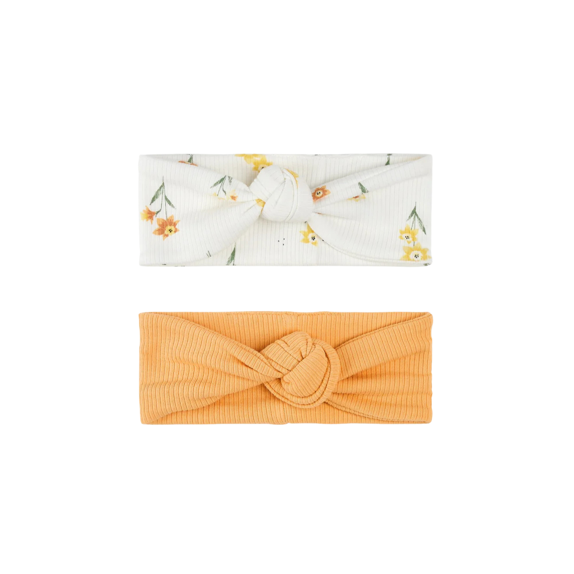 FIRSTS Daffodils & Apricot 2pk Headbands