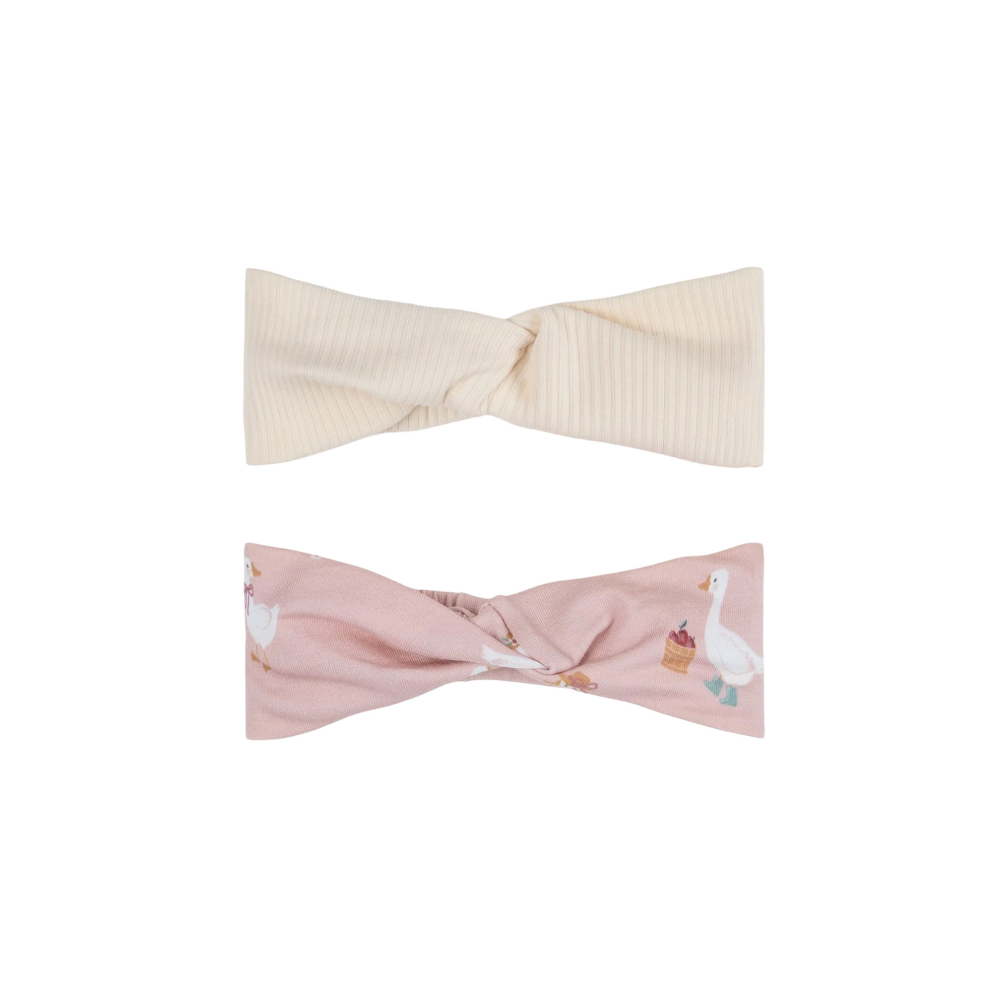FIRSTS Ducks and Ivory 2-Pack Headbands