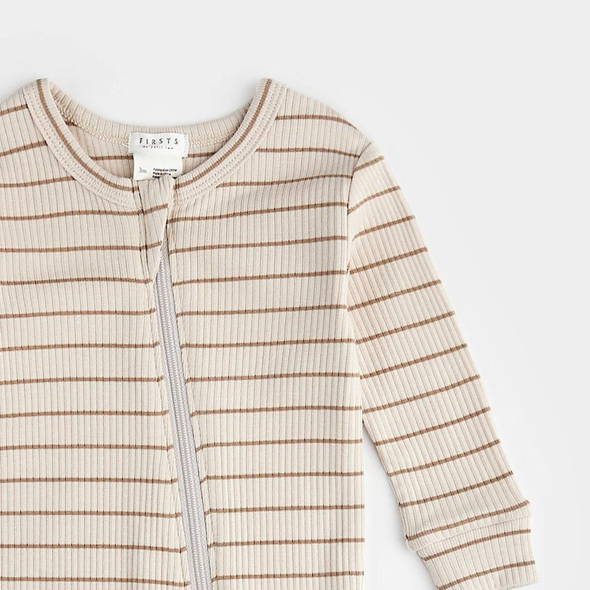 FIRSTS Dune Striped Modal Rib Sleeper