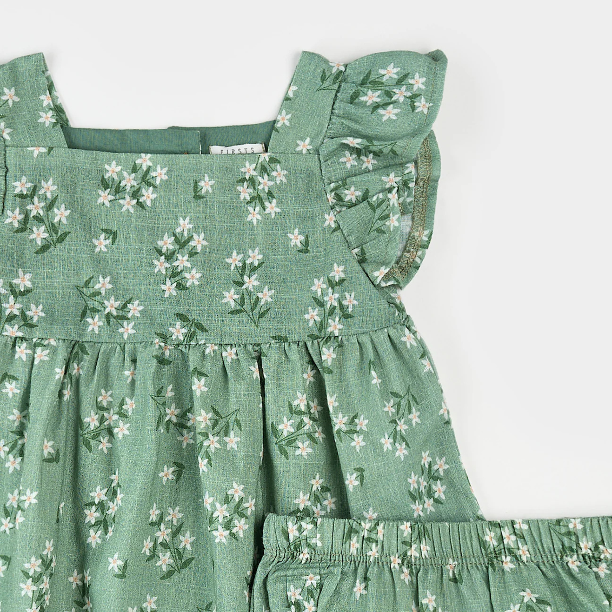 Ensemble robe à imprimé fleurs exotiques FIRSTS sur Laurel Cross Hatch