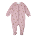 FIRSTS Fall Fawn Print on Twilight LunaKnit Sleeper