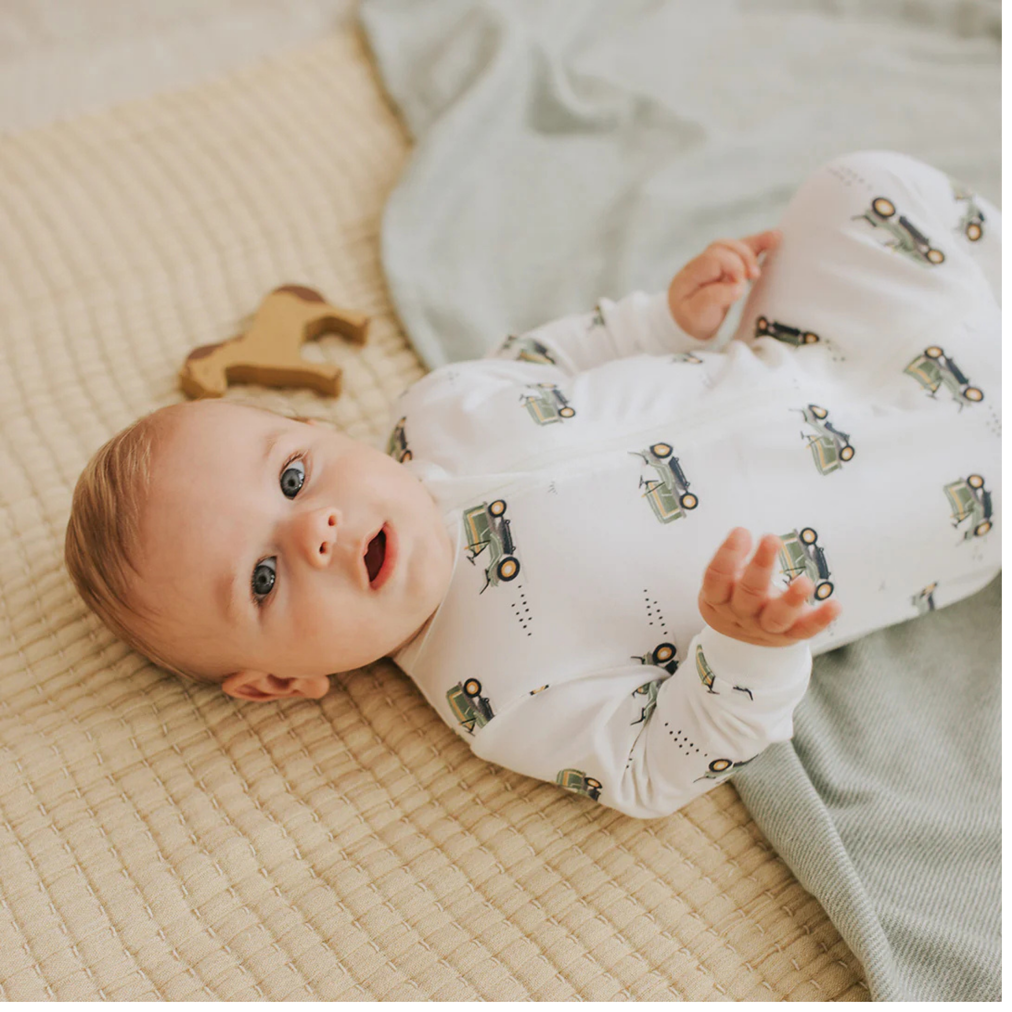 FIRSTS Lawnmower Print Sleeper