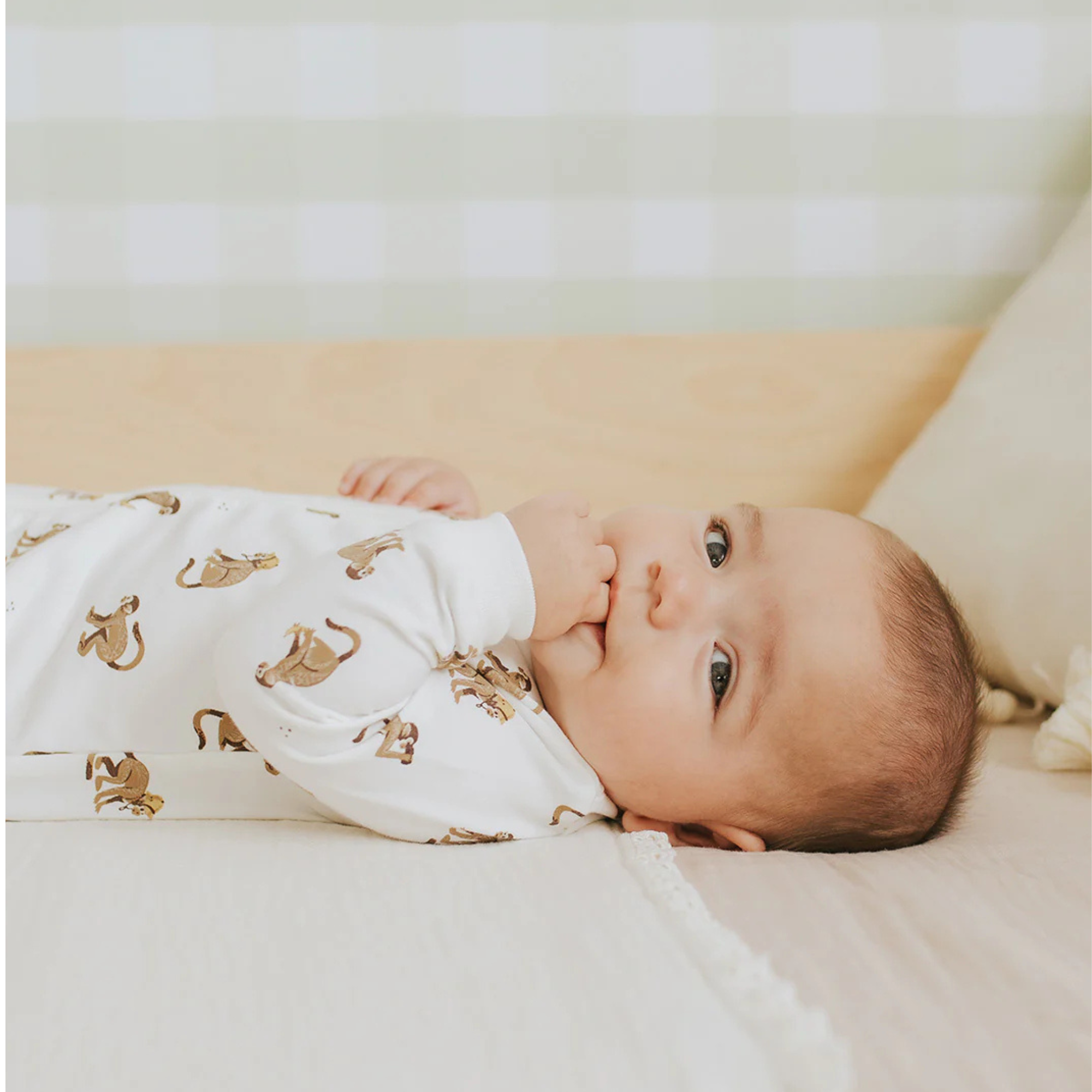 FIRSTS Monkey Print Sleeper