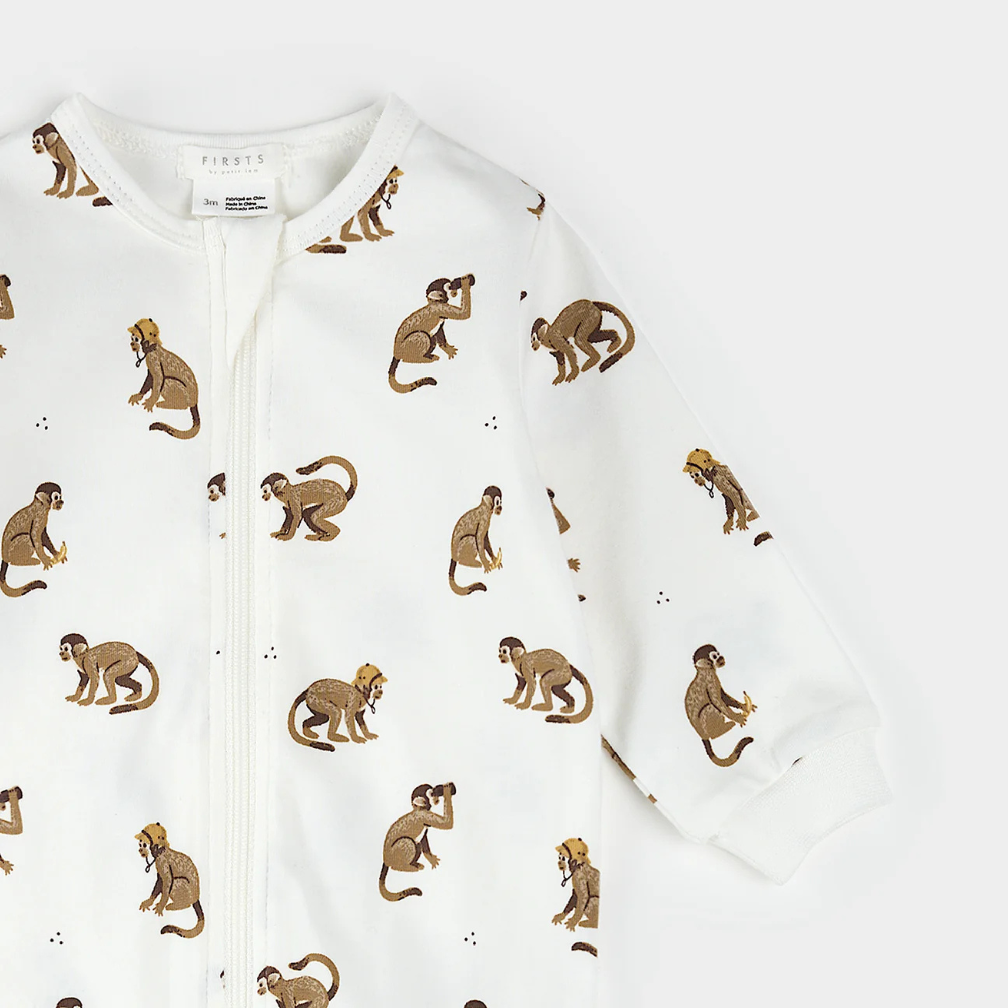 FIRSTS Monkey Print Sleeper