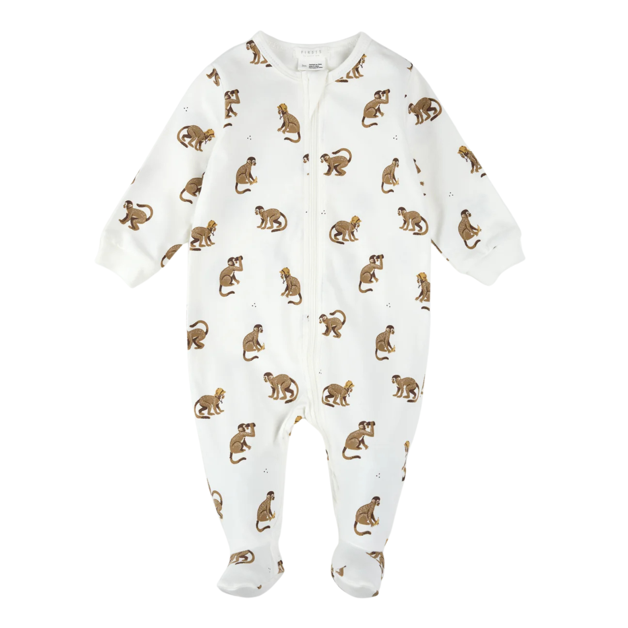 FIRSTS Monkey Print Sleeper