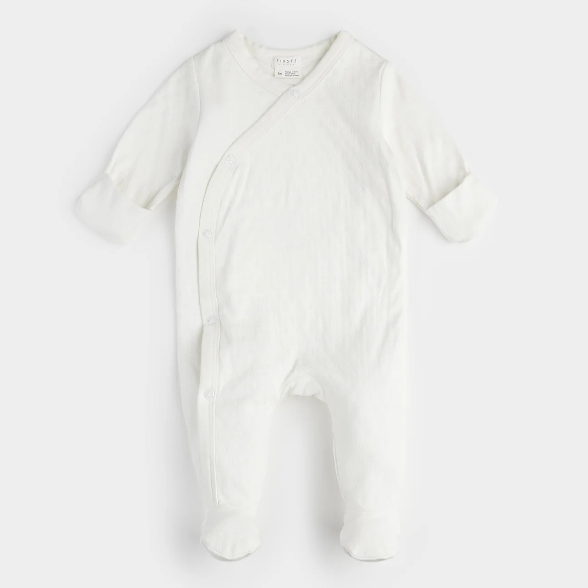 FIRSTS Off-White Pointelle Knit Cross Body Sleeper