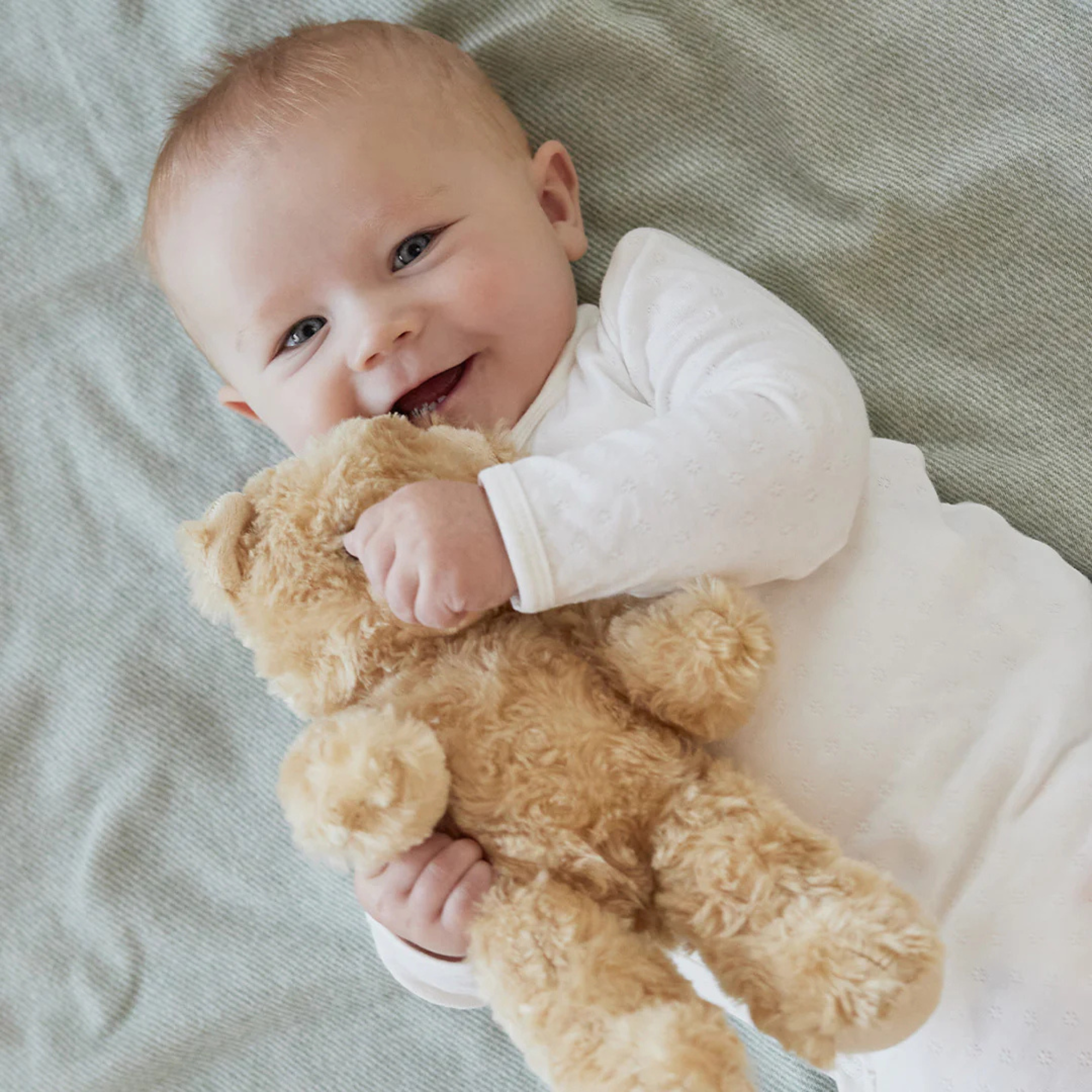 FIRSTS Off-White Pointelle Knit Cross Body Sleeper