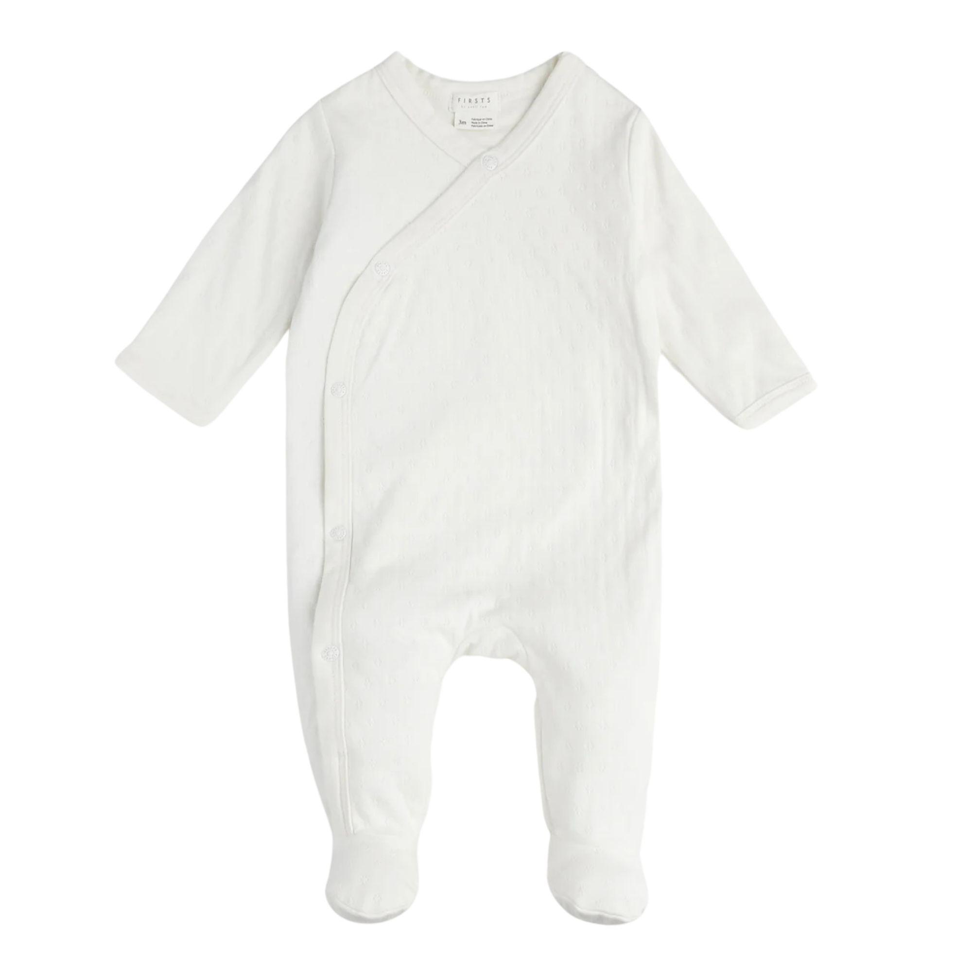 FIRSTS Off-White Pointelle Knit Cross Body Sleeper